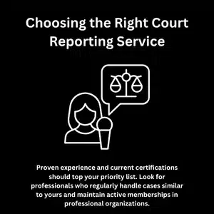 Choosing the right service begins with asking how much does a court reporter cost today