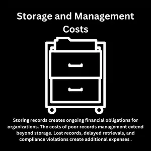 Poor organization leads to storage costs, one of the common problems associated with medical records